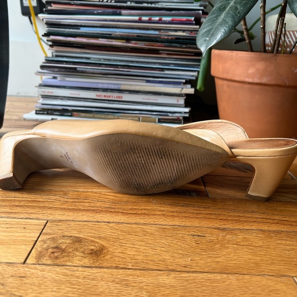 Intentionally Blank Heeled Slides - Picture 2 of 4